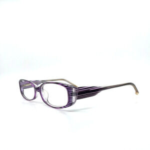 JONATHAN CATE Eyeglasses Frames 51-17-140 PURPLE/BLACK H6495